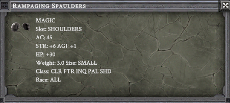 RAMPAGING SPAULDERS item card
